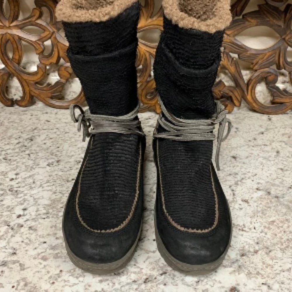 OTBT Slope low calf winter boot womens 9 in black